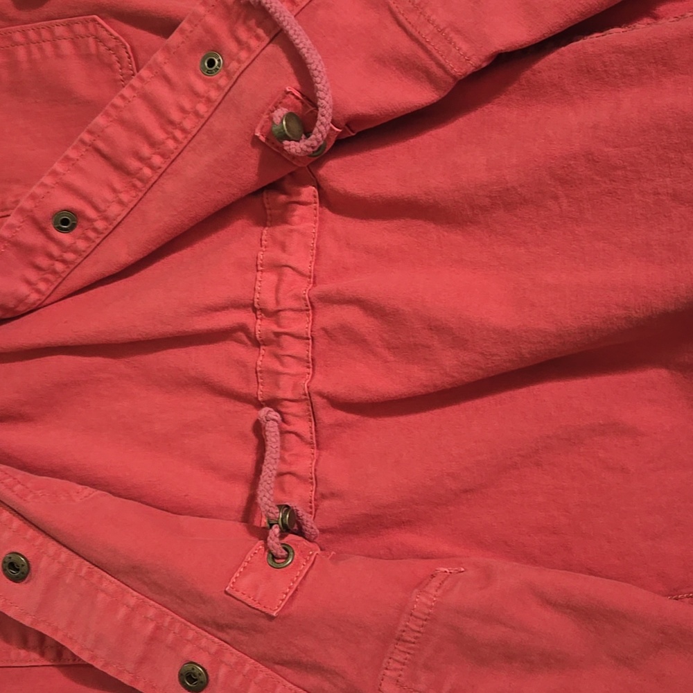 Caslon Cotton Utility Jacket with Snaps - XS - Picture 6 of 9